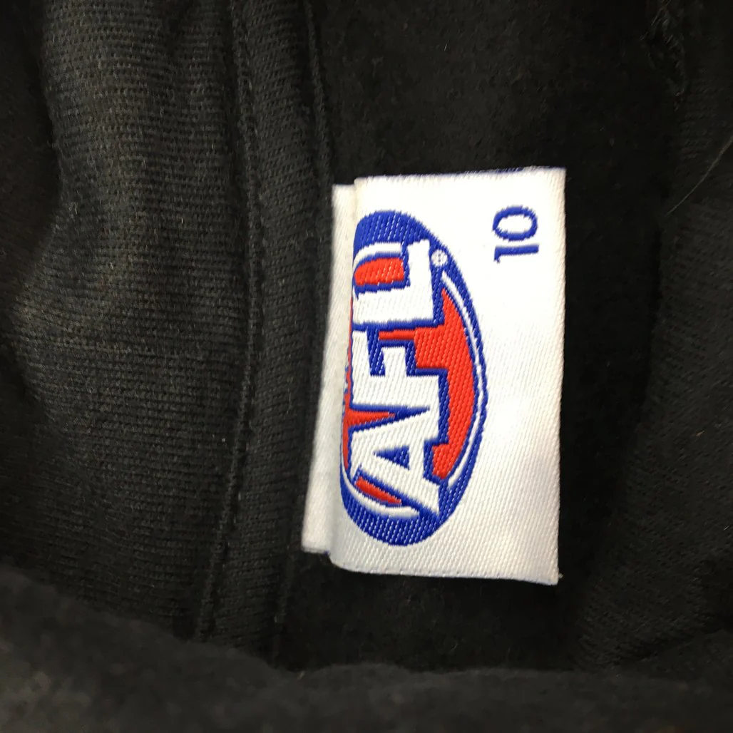 AFL Essendon Bombers Club Patch '72 Varsity Black Hoodie Ladies Size AU 10 NEW - Image 5