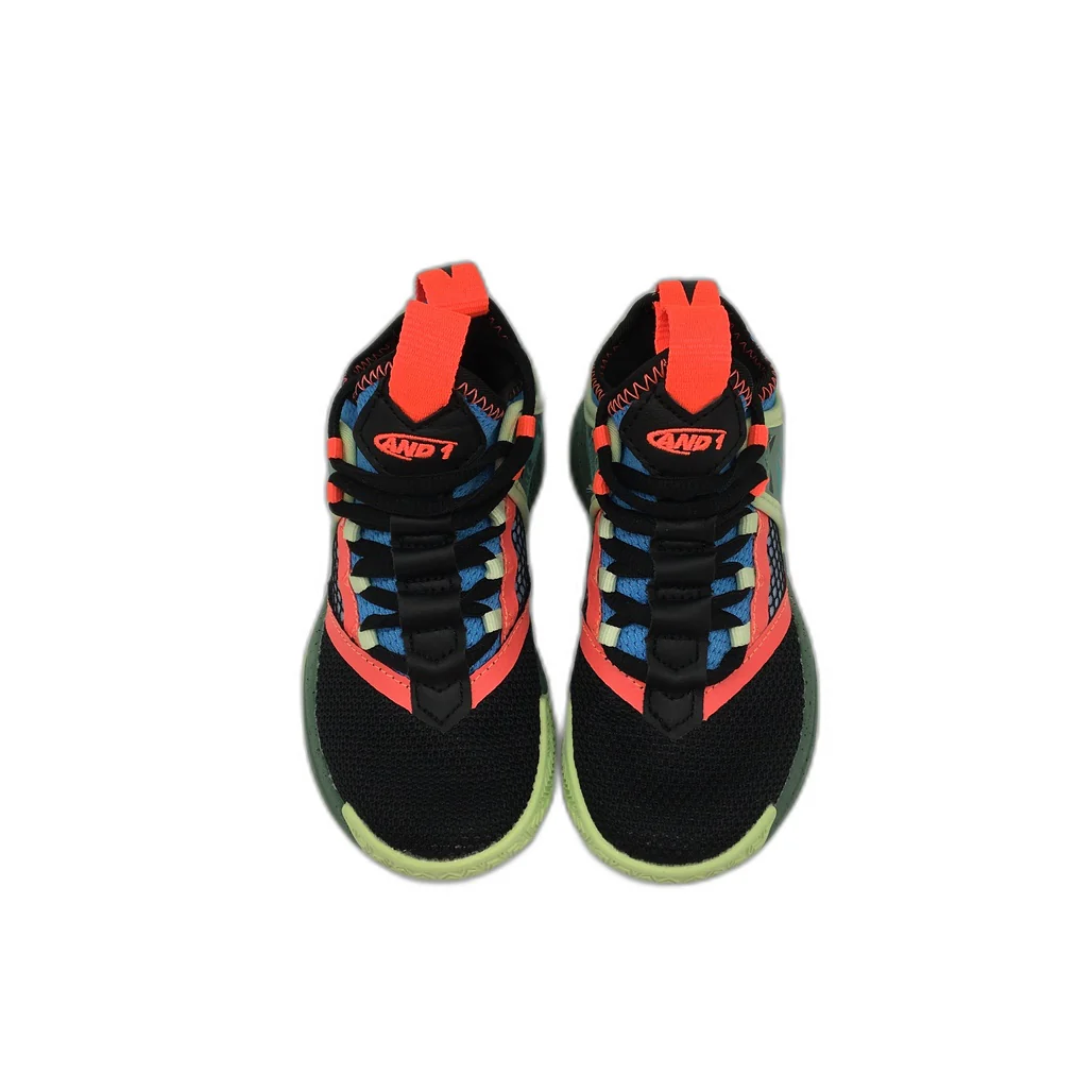 AND1 Charge Green, Blue & Black Basketball Sneaker Shoes Kids Unisex Size 11 NEW - Image 6