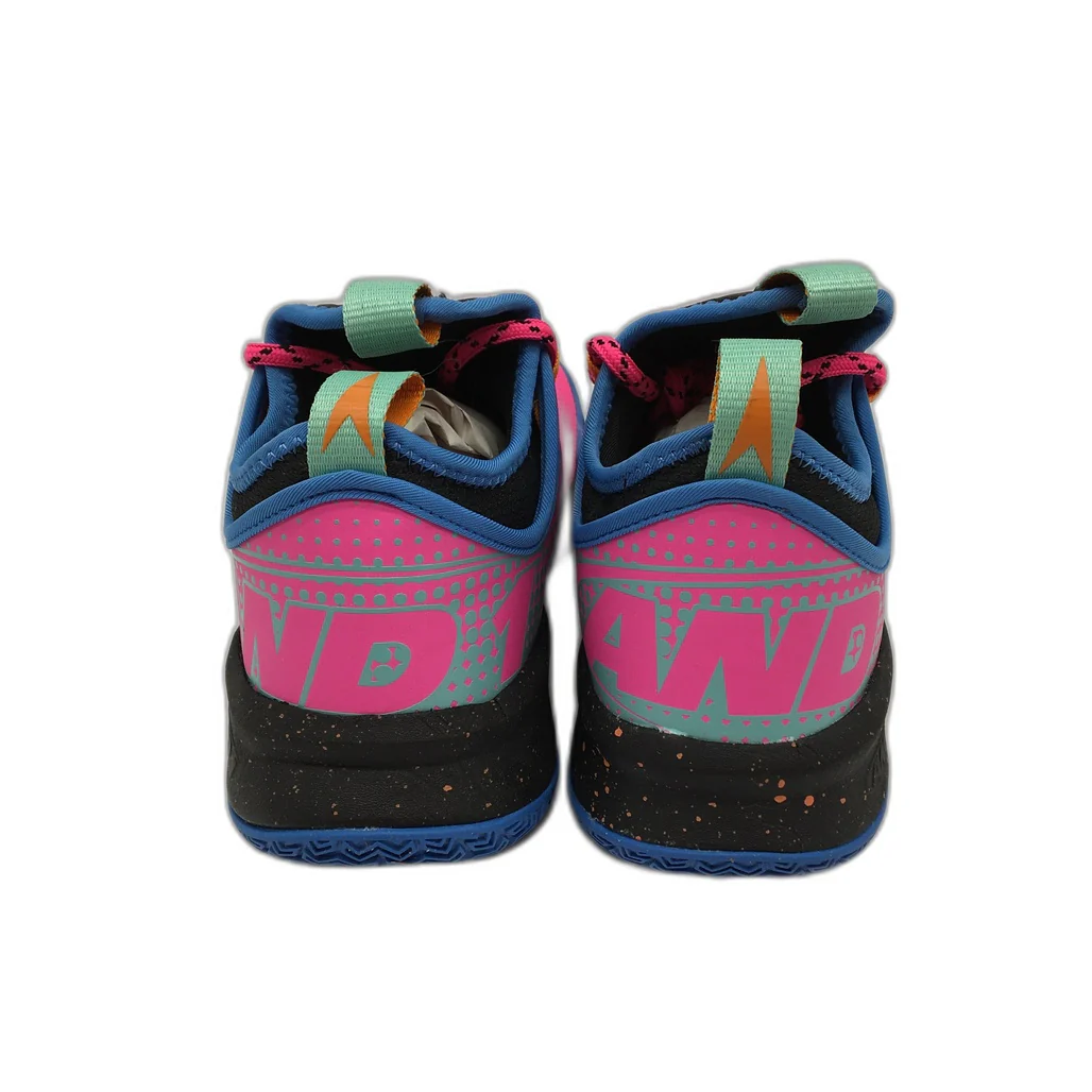AND1 Charge Pink & Black Basketball Sneaker Shoes Kids Unisex Size 6 NEW - Image 5