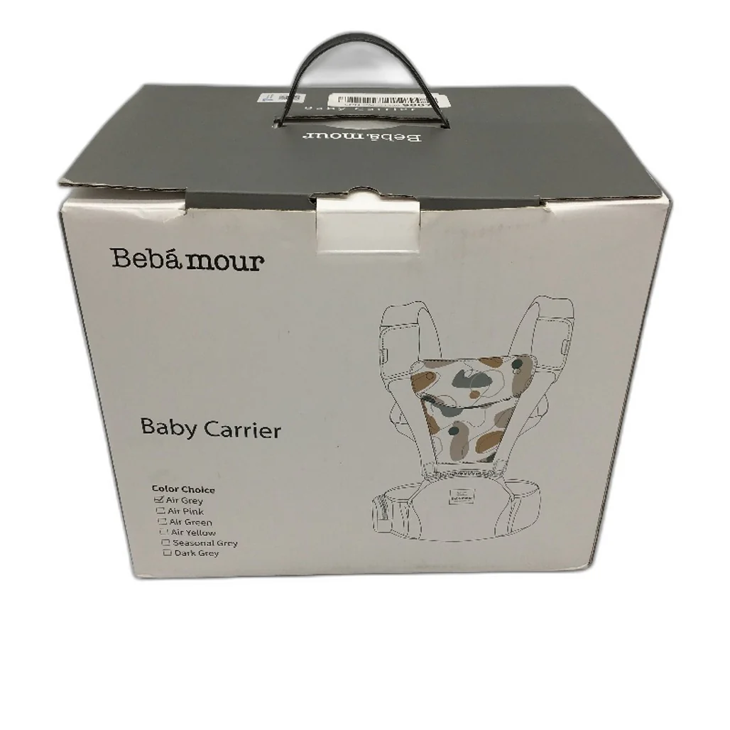 Bebamour Air Grey Foldable Baby Carrier Newborn to Toddler 0-36 Months NEW - Image 10