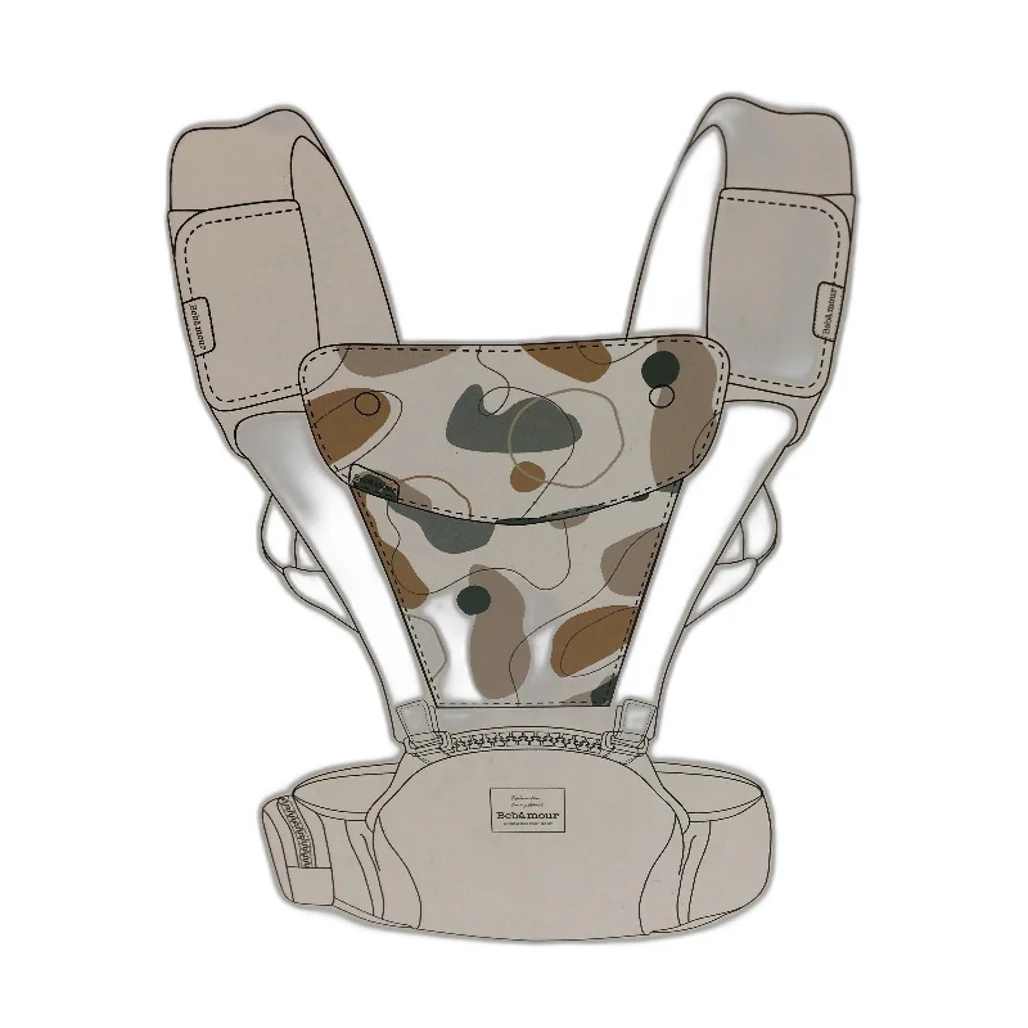 Bebamour Air Grey Foldable Baby Carrier Newborn to Toddler 0-36 Months NEW - Image 11