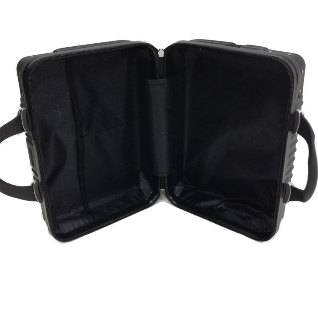 Black Carry On Storage Mini-Suitcase With Handles 32 x 22 15cm NEW - Image 4