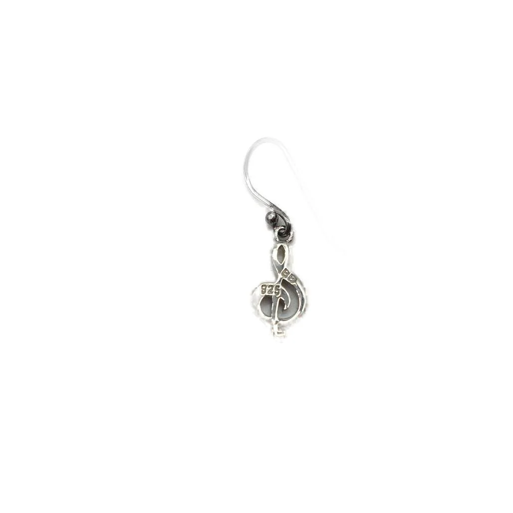 Bling Bijoux Sterling Silver 925 Melody Note Earring In Gift Box NEW - Image 4