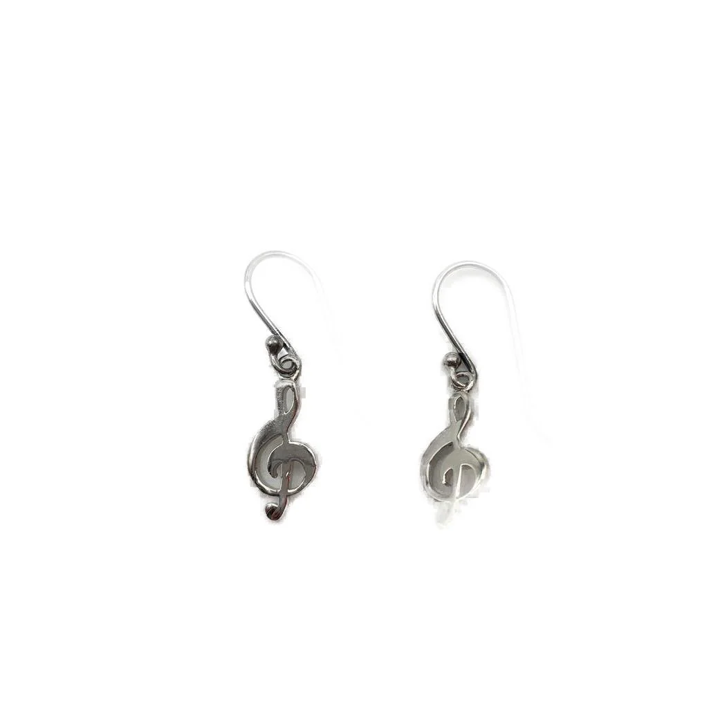 Bling Bijoux Sterling Silver 925 Melody Note Earring In Gift Box NEW - Image 5