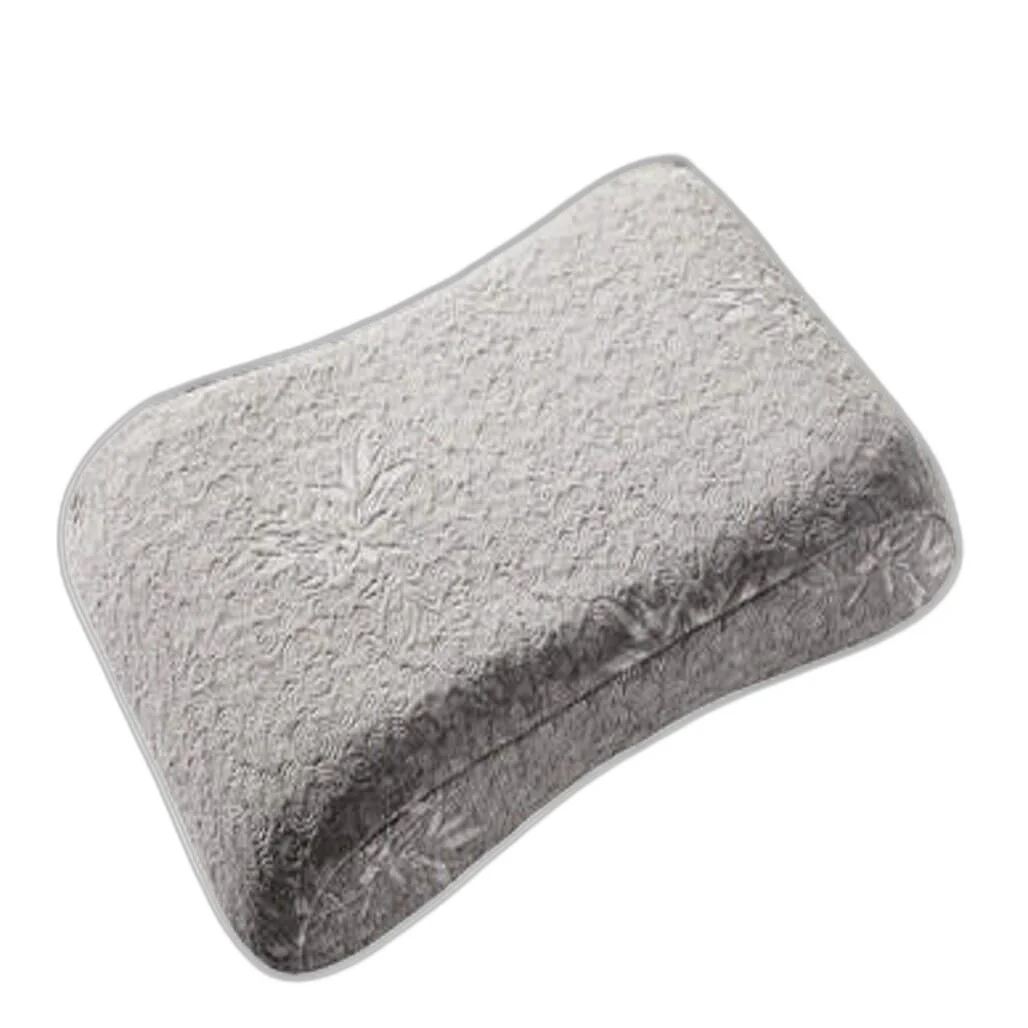Kirkton House Grey Covered Charcoal Infused Latex Contoured Pillow NEW - Image 2