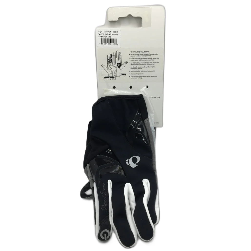 Brand NEW Pearl Izumi Cool Weather Full Finger Cycling Gloves Women'S Sz L B/W - Image 7