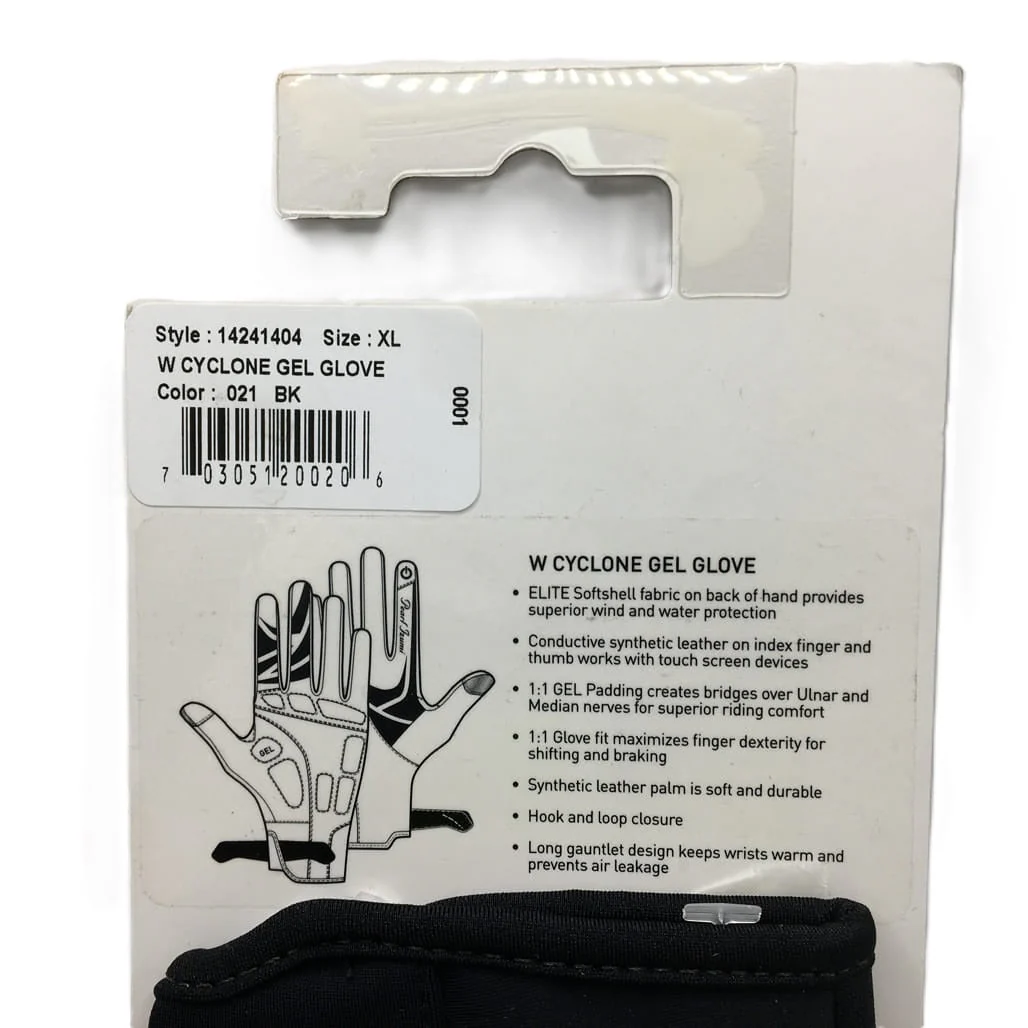 Brand NEW Pearl Izumi Cool Weather Full Finger Cycling Gloves Women'S Sz Xl B/W - Image 5
