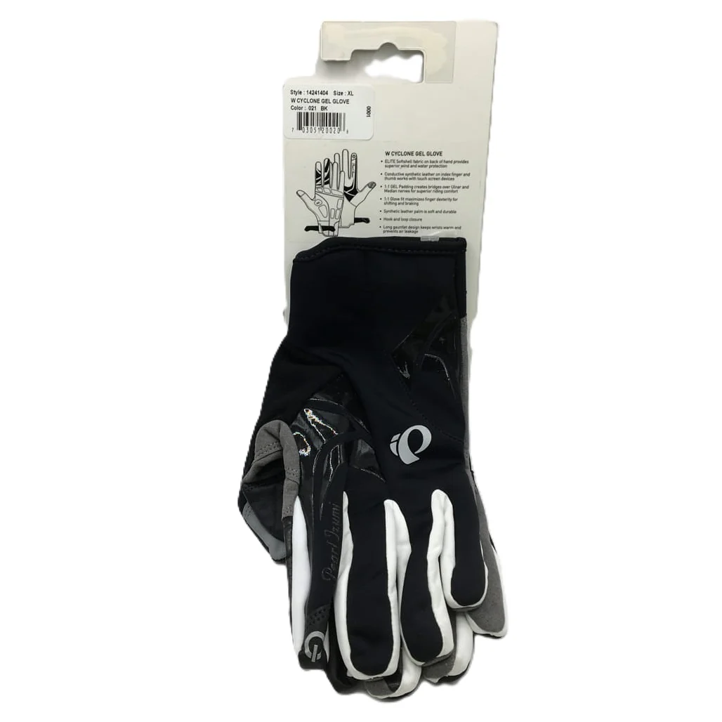 Brand NEW Pearl Izumi Cool Weather Full Finger Cycling Gloves Women'S Sz Xl B/W - Image 7