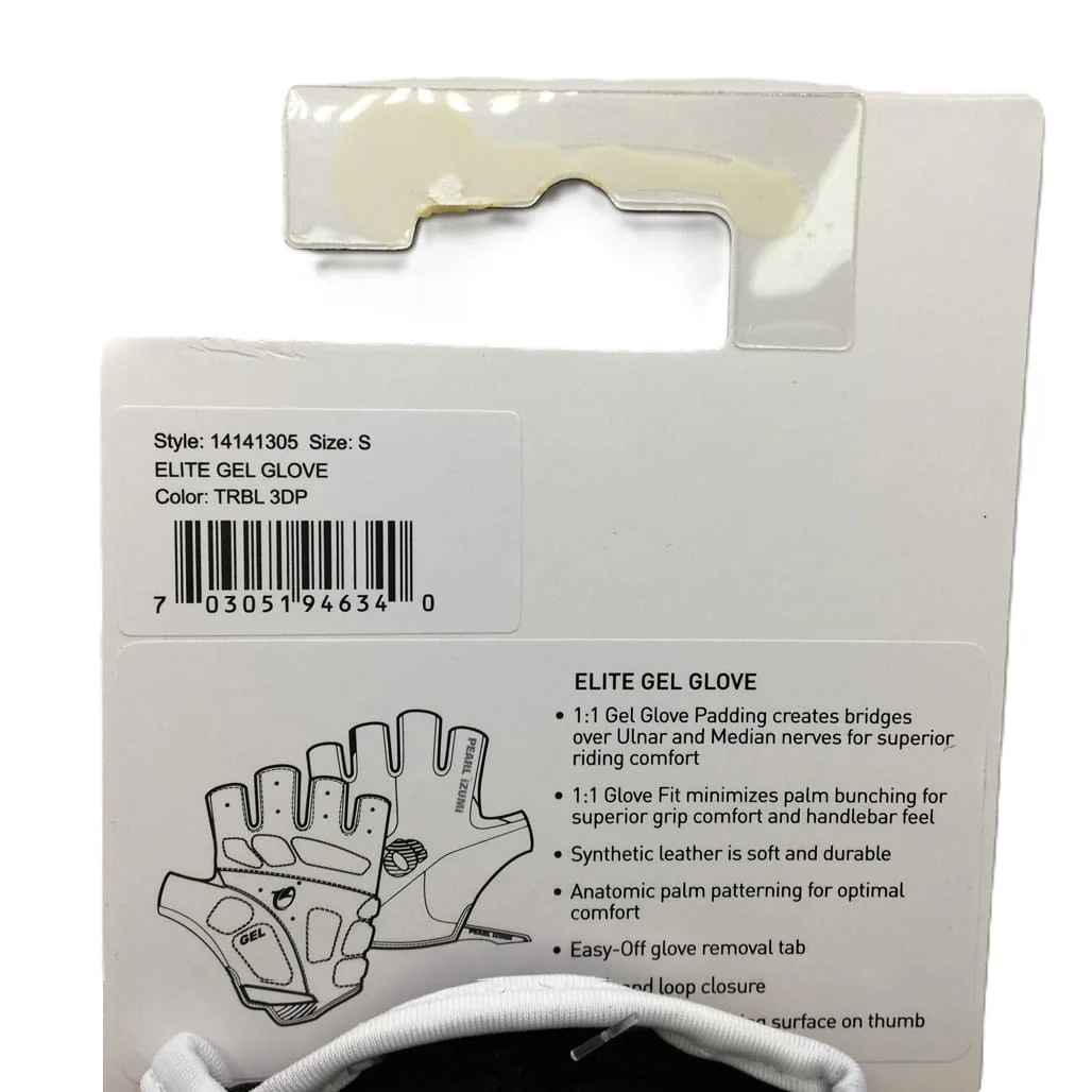 Brand NEW Pearl Izumi Elite Gel Fingerless Cycling Gloves Men'S Size S Blue - Image 9