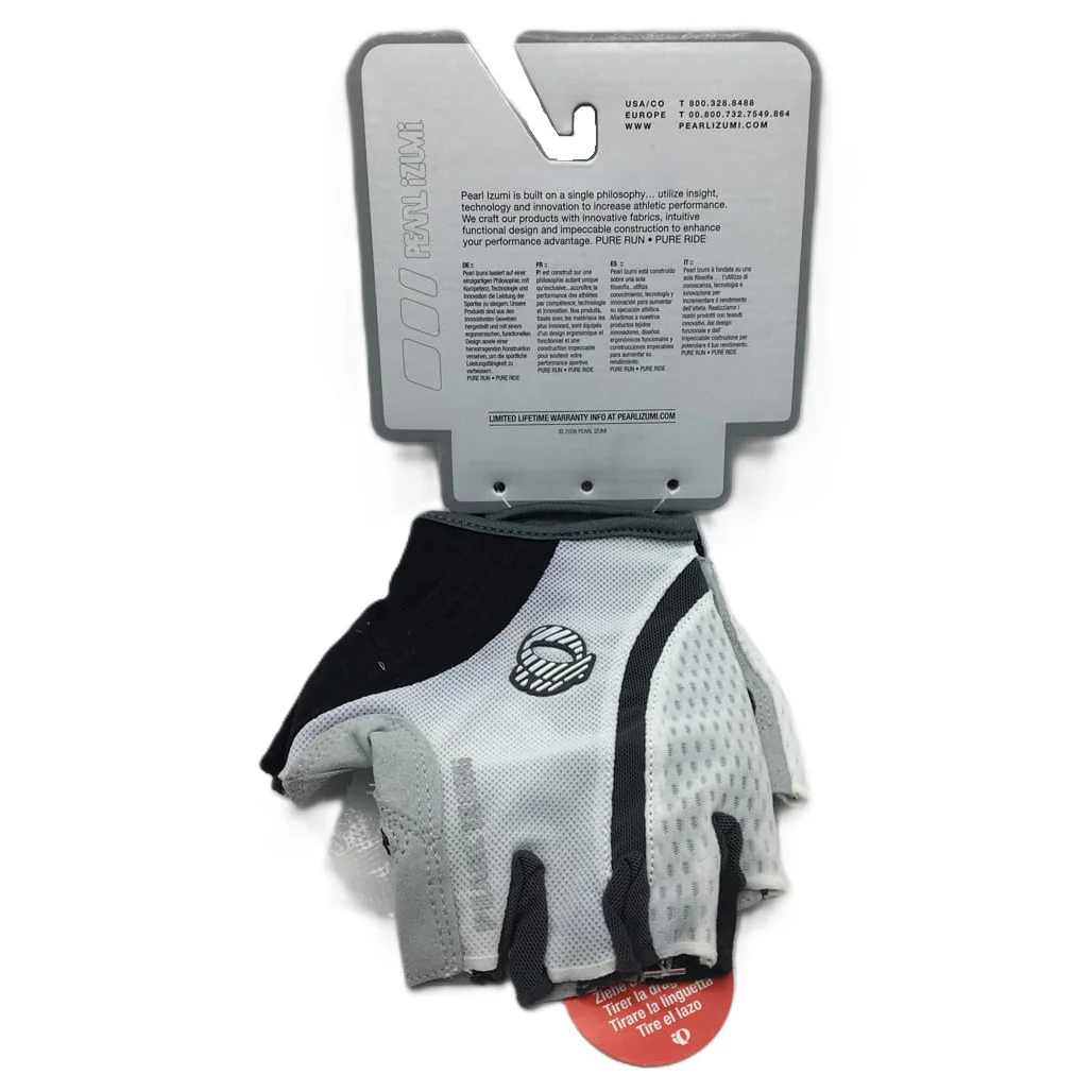 Brand NEW Pearl Izumi Gel-Vent Fingerless Cycling Gloves Men'S Size S White - Image 3