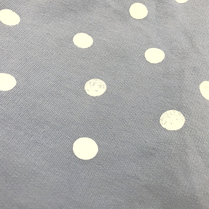 Cherry Lane Blue/White Polka Dot Ruffled Long-sleeve Top Ladies Size Small - Image 4