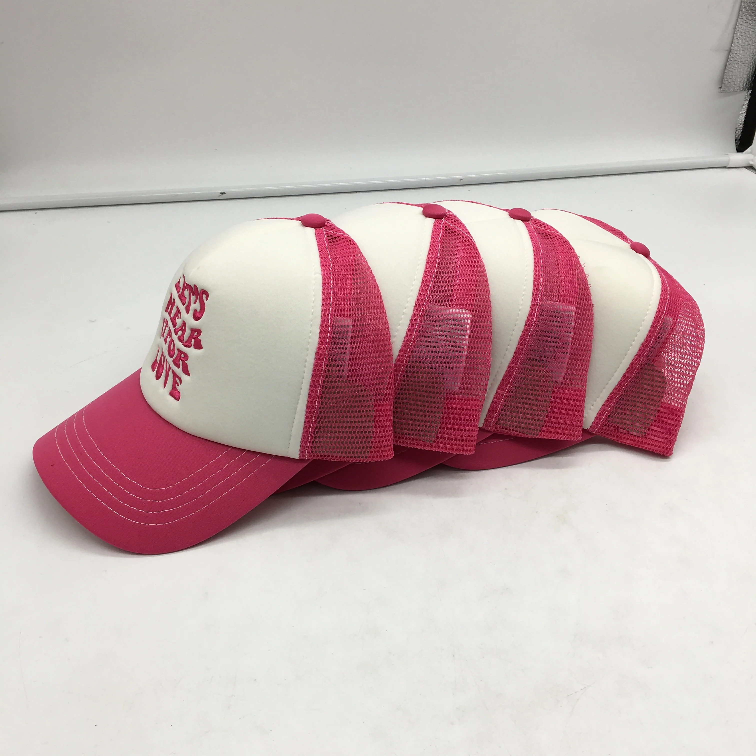 Cotton On Body 'Lets Hear It For Love' Pink Torquay Trucker Cap OSFM NEW - Image 4