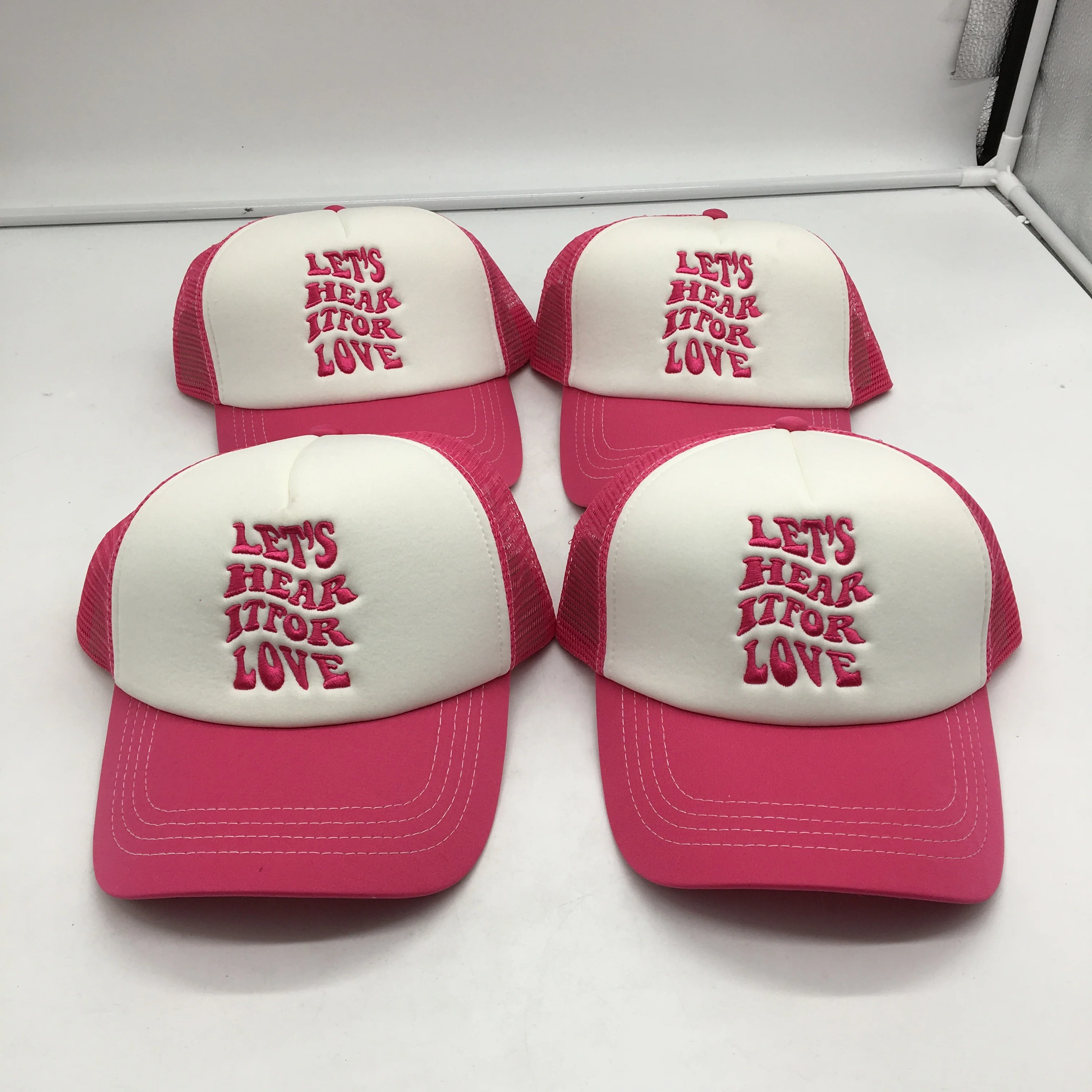 Cotton On Body 'Lets Hear It For Love' Pink Torquay Trucker Cap OSFM NEW - Image 5