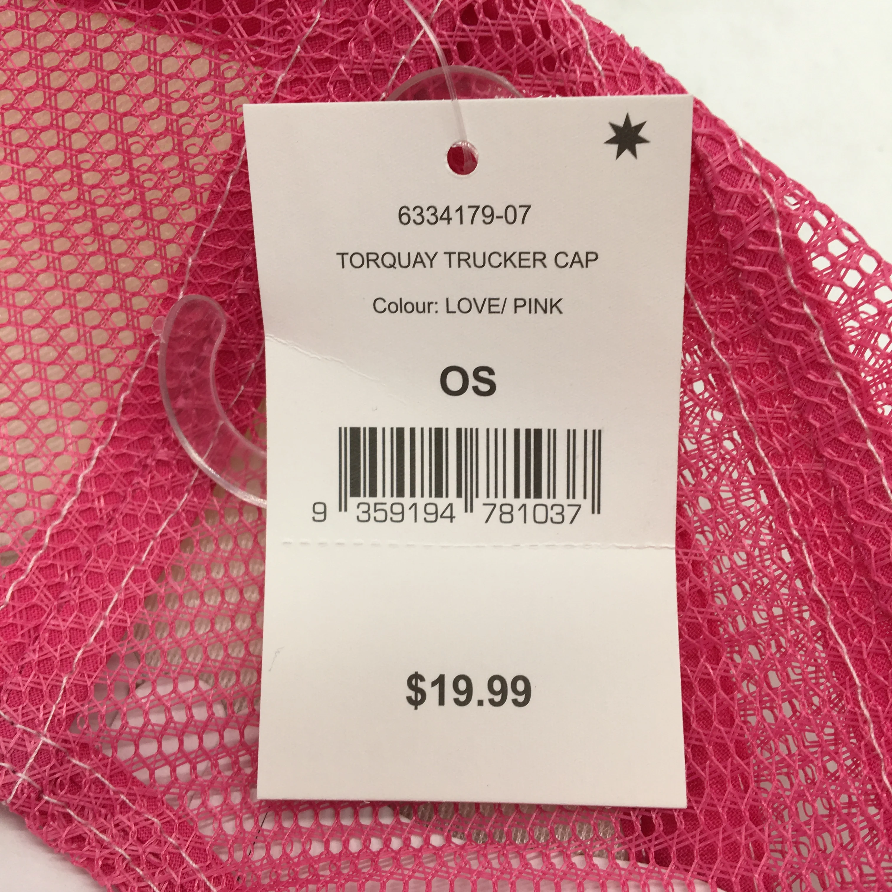 Cotton On Body 'Lets Hear It For Love' Pink Torquay Trucker Cap OSFM NEW - Image 7