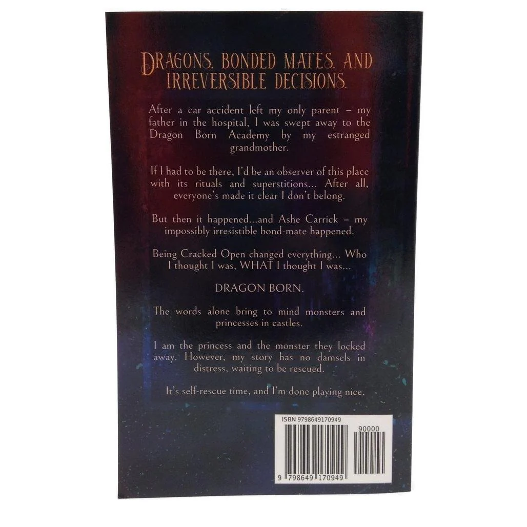 Cracked Open The Dragon Born Academy Paperback Novel by T.L. Christianson NEW - Image 2