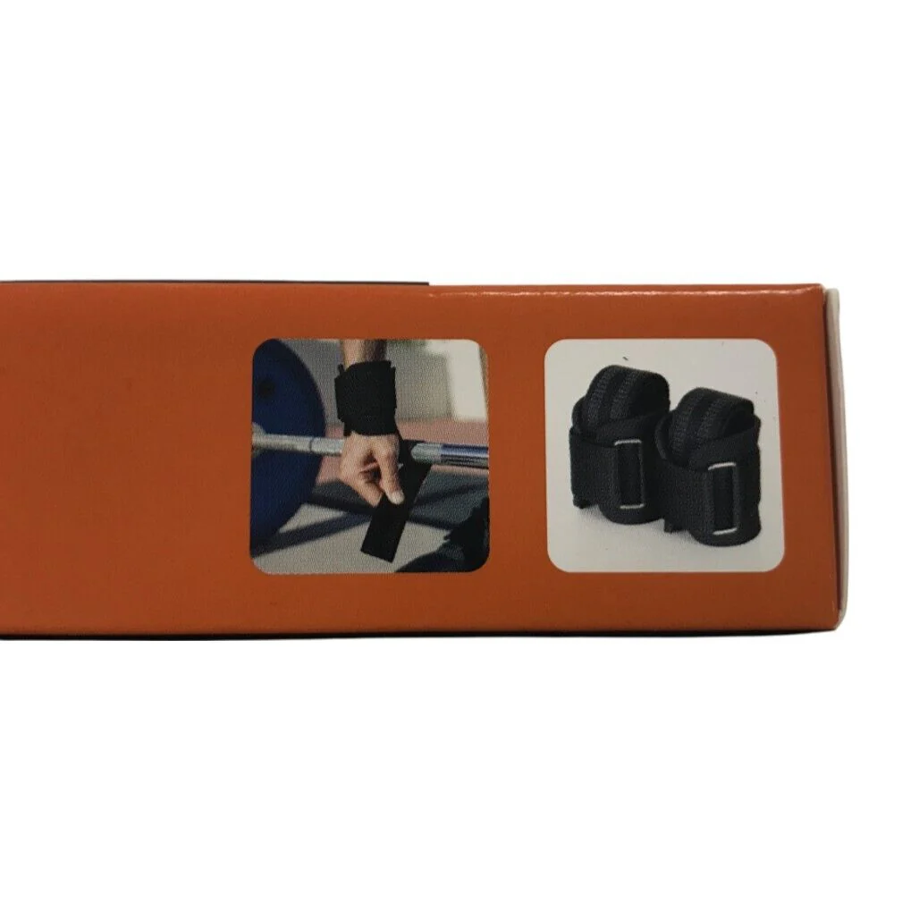 Crane Fitness Adjustable Pro Lifting Straps Weights Support Black OSFM NEW - Image 4