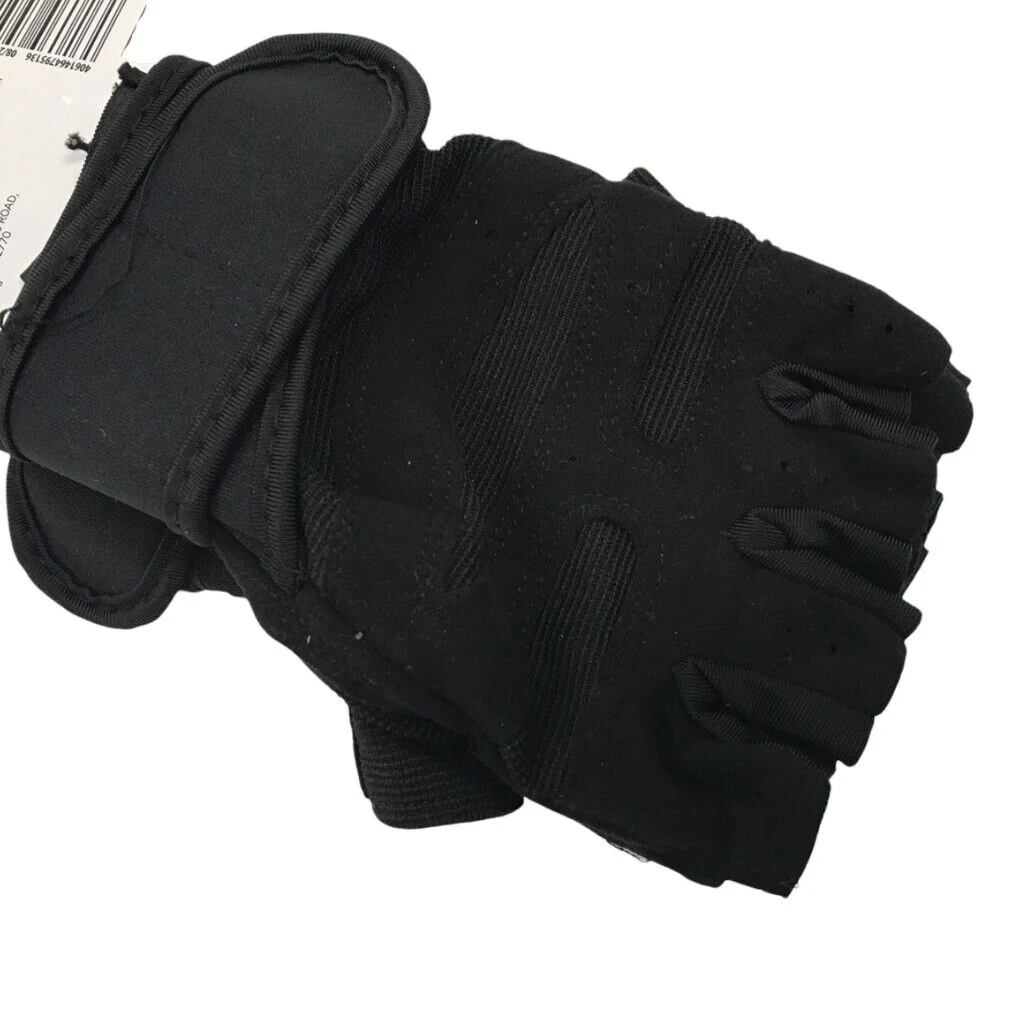 Crane Fitness Fingerless Padded Weight Training Gloves Black Unisex Sz S/M NEW - Image 3