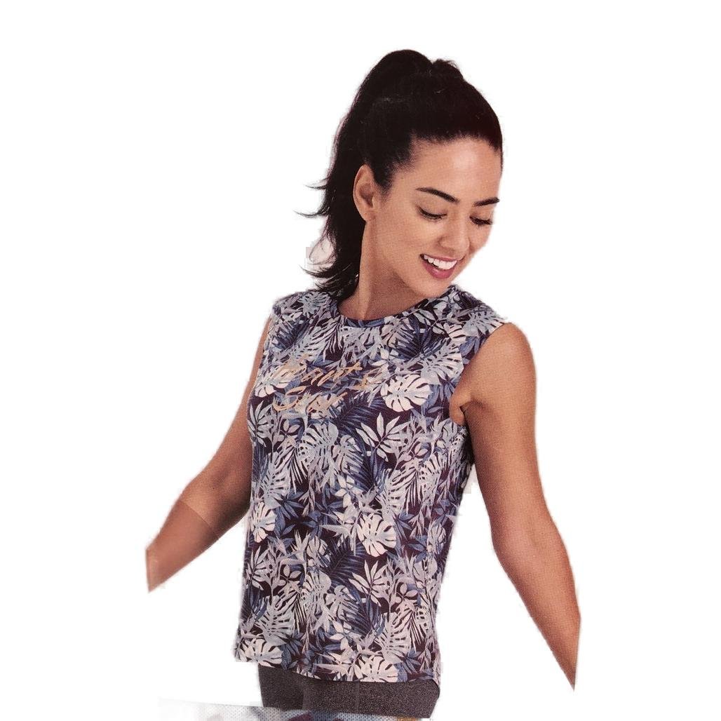 Crane Performance Cotton Blend Blue Womens Fitness Tank Size XL AUS 16 NEW - Image 3