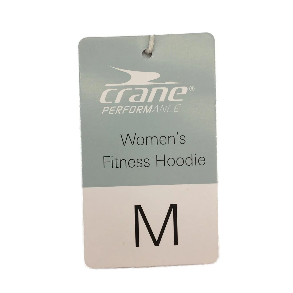 Crane Performance Fitness Hooded Jacket Grey Ladies Size M AUS 12 NEW - Image 2