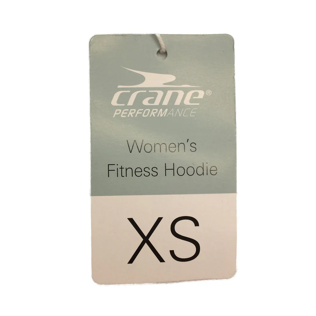 Crane Performance Fitness Hooded Jacket Grey Ladies Size XS AUS 8 NEW - Image 3