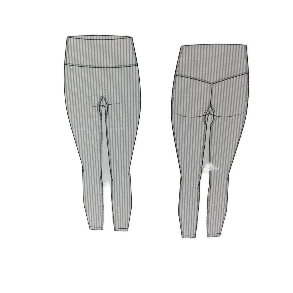 Crane Performance Womens Dusty Rose Seamless Fitness Tights Full Length Size XS NEW - Image 6