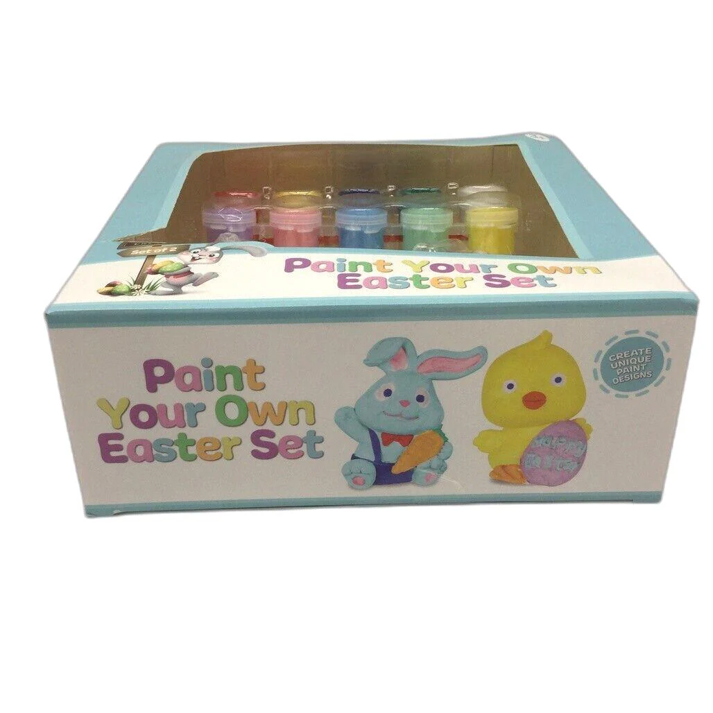 Creative PL Paint Your Own Easter Set Chick & Bunny Plaster Model 3+ Years NEW - Image 5