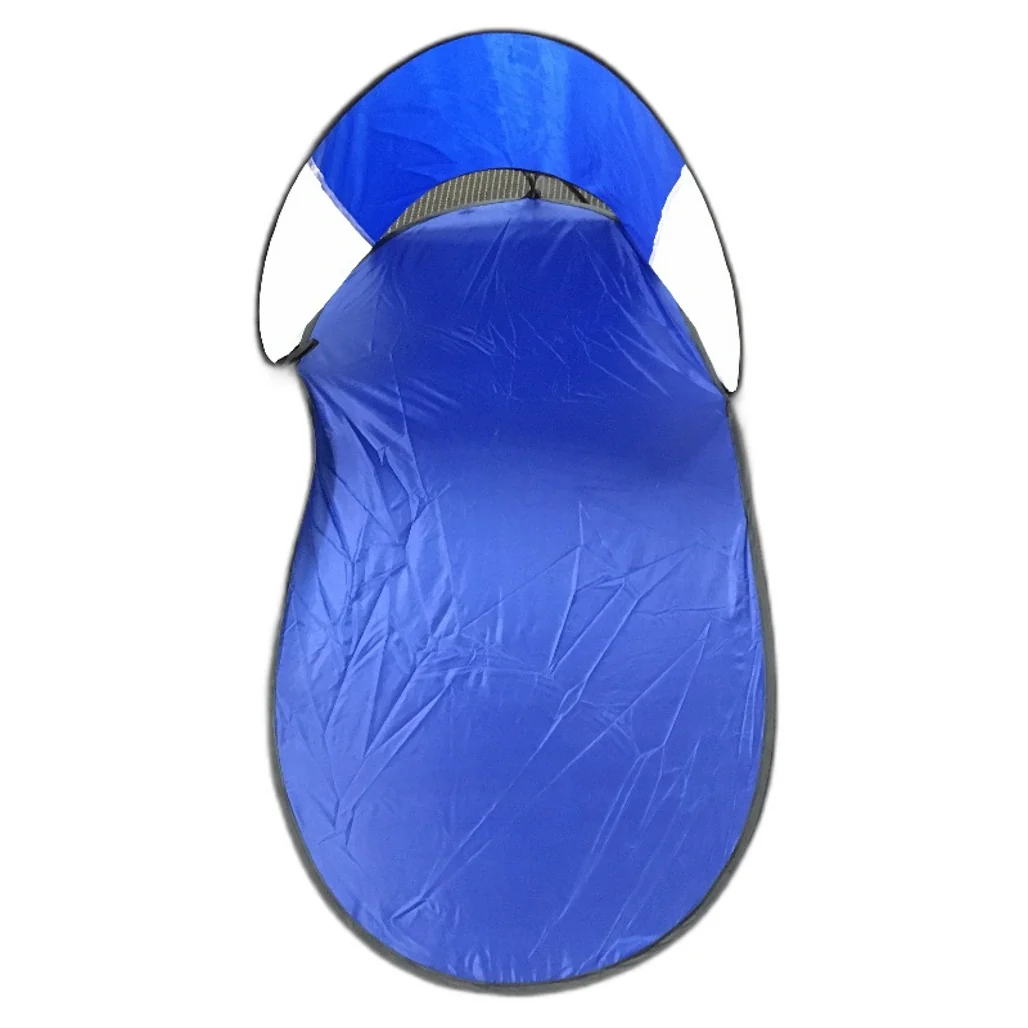 Sense Group TS 14270 Lightweight Foldable Beach Mat with Shade in Blue NEW - Image 2