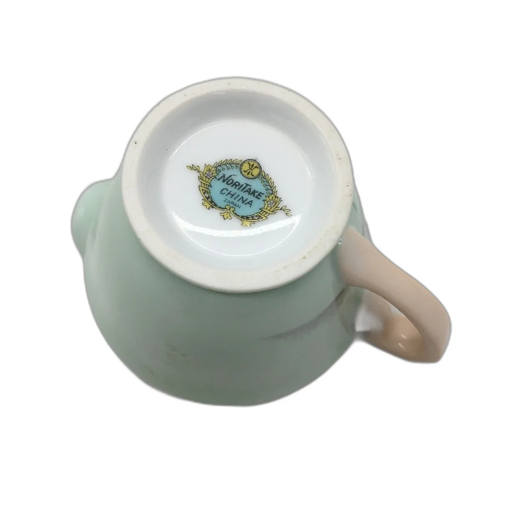 ANTIQUE Noritake China 1930s Pastel Hand Painted Made In Japan Creamer Jug - Image 4