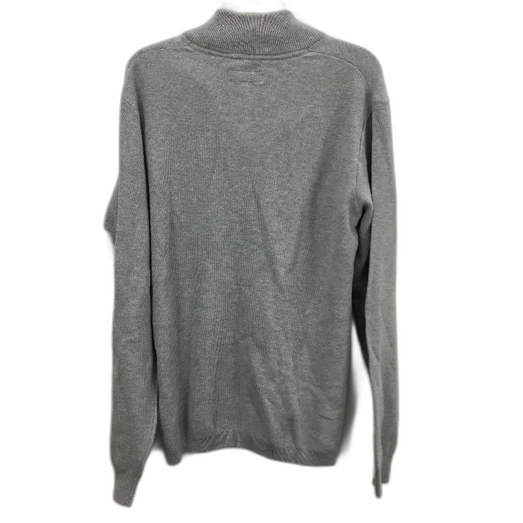 Jeanswest Grey Quarter Zip Long Sleeve Knit Style Sweater Top Mens Size L NEW - Image 2