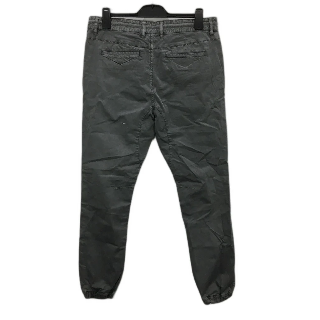 Jeanswest Grey Cotton Regular Drawstring Gathered Ankle Pants Mens Size 34 NEW - Image 2