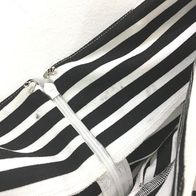 Forever New BW Stripe Off Shoulder Bodycon Midi Dress Ladies Size AU 10-12 NEW - Image 5