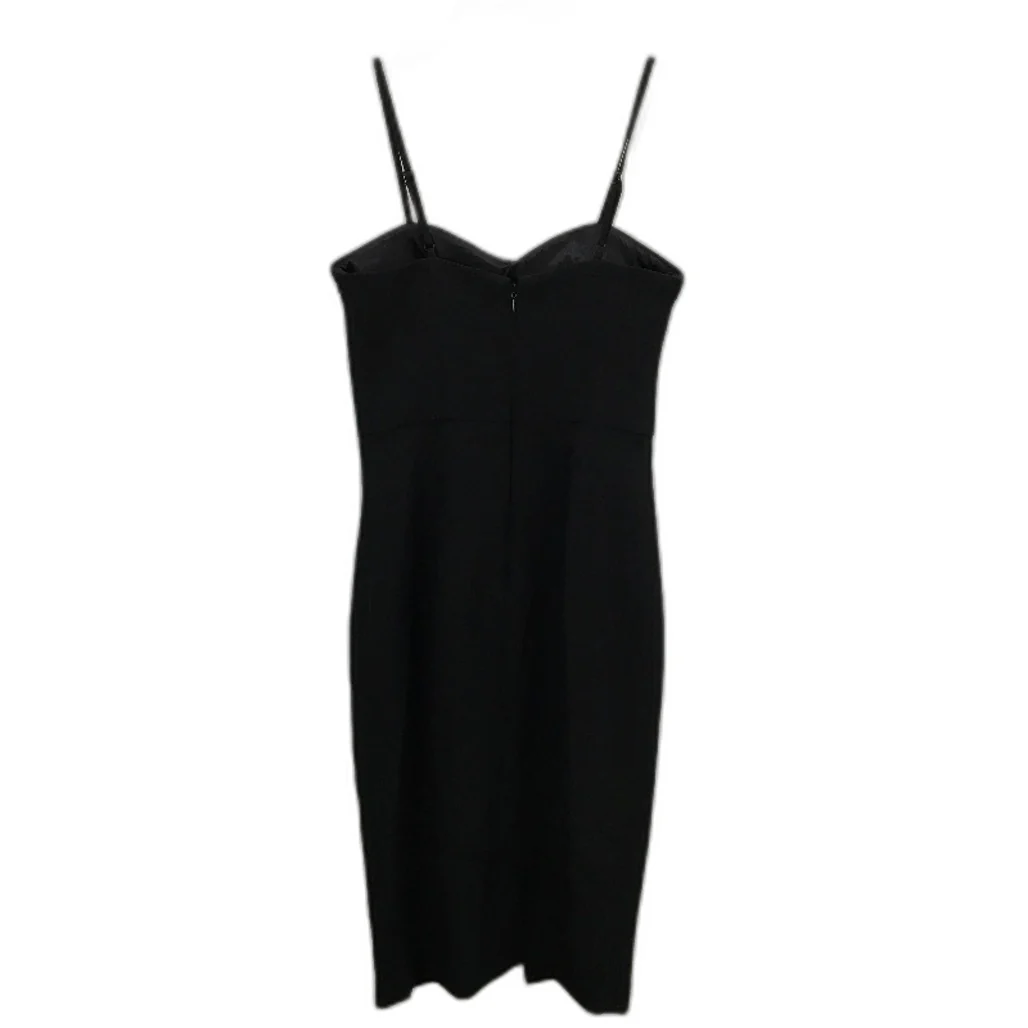 Forever New Emmie Lace Up Spaghetti Strap Black Bar Dress Ladies Size AU 6 NEW - Image 2
