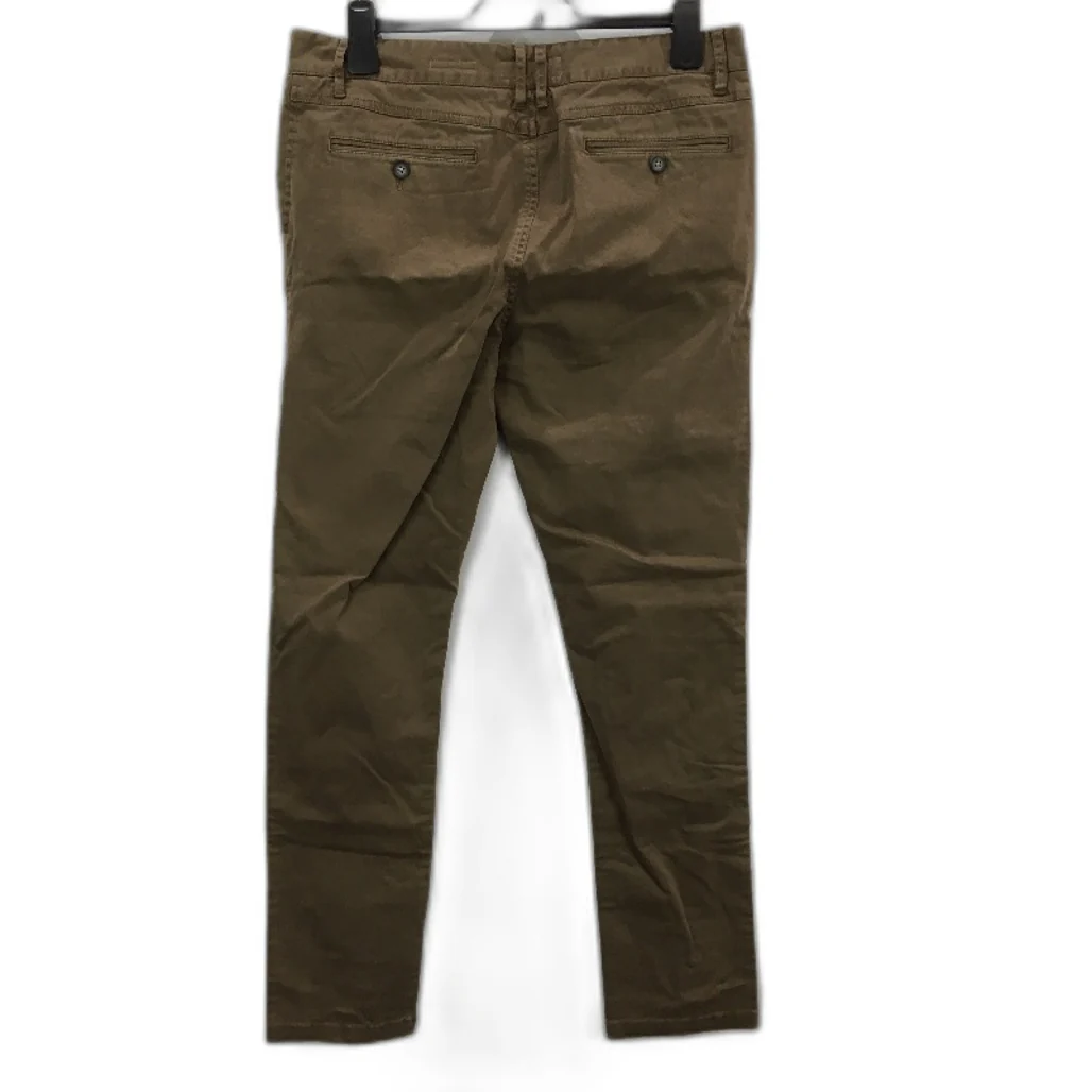 Jeanswest Brown Cotton Slim Stretch Straight Leg Style Pants Mens Size 34 NEW - Image 2