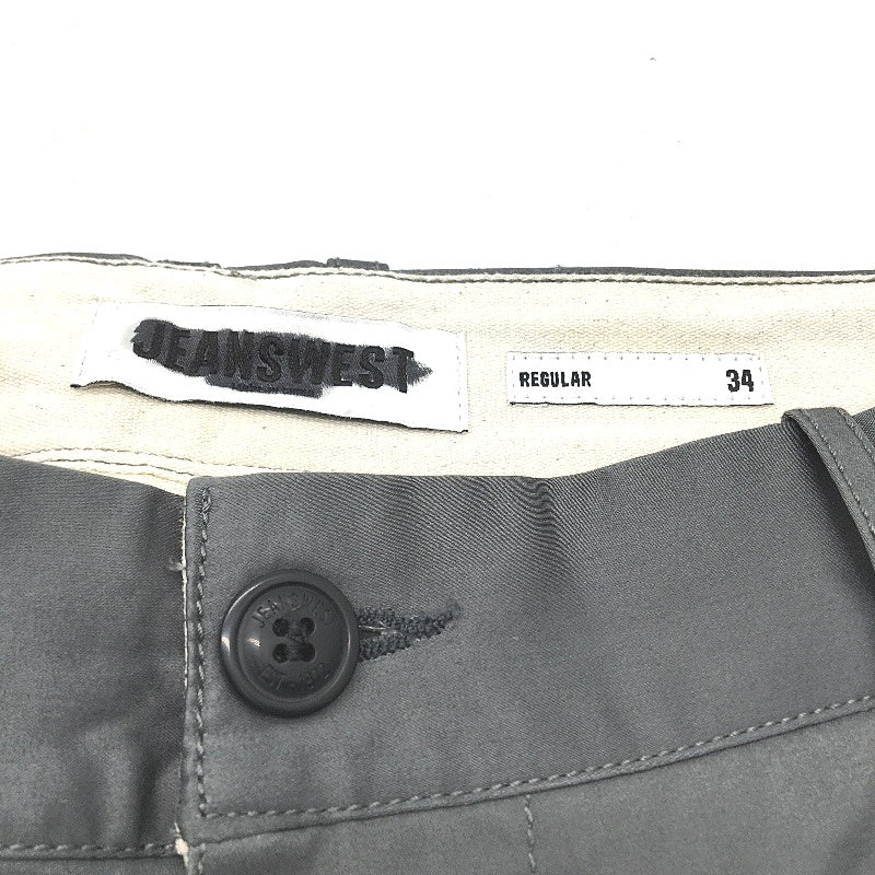 Jeanswest Silver Grey Cotton Regular Straight Cargo Style Pants Mens Size 34 NEW - Image 5