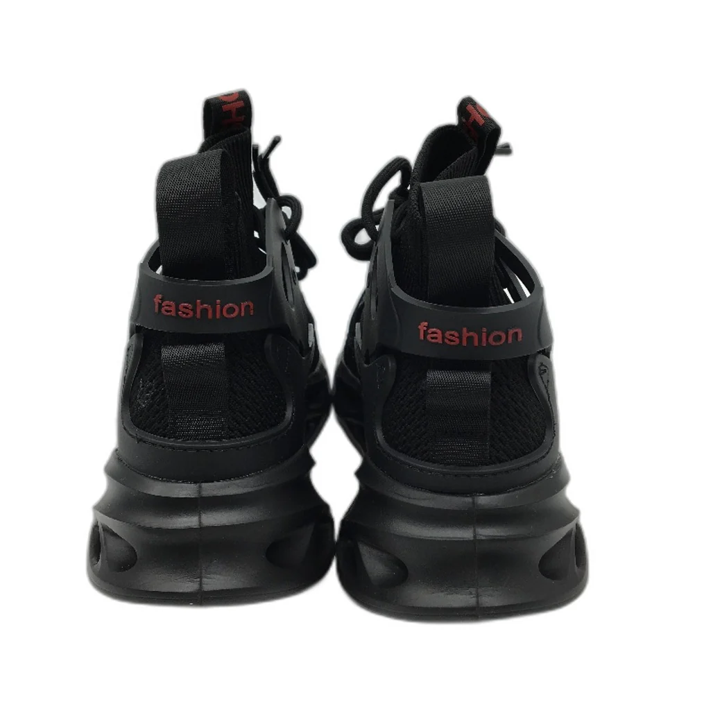 9KSAEFTYJB Safety Steel Toe Black Lace Up Work Sneaker Shoes Mens EU 37 DEMO - Image 4