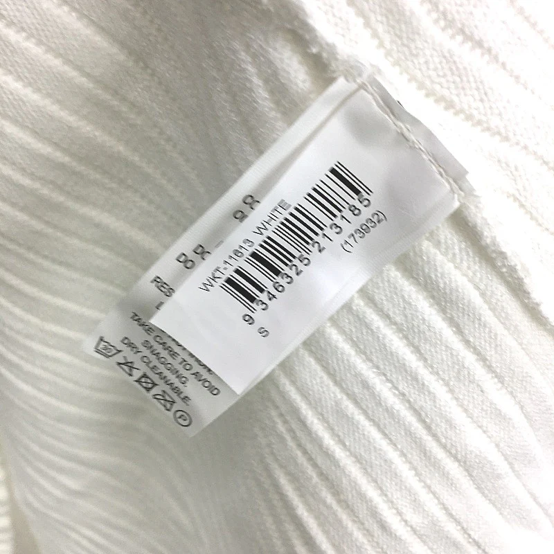 Jeanswest White Knit Ribbed Style Long Sleeve Tunic Top Ladies Size Small NEW - Image 4