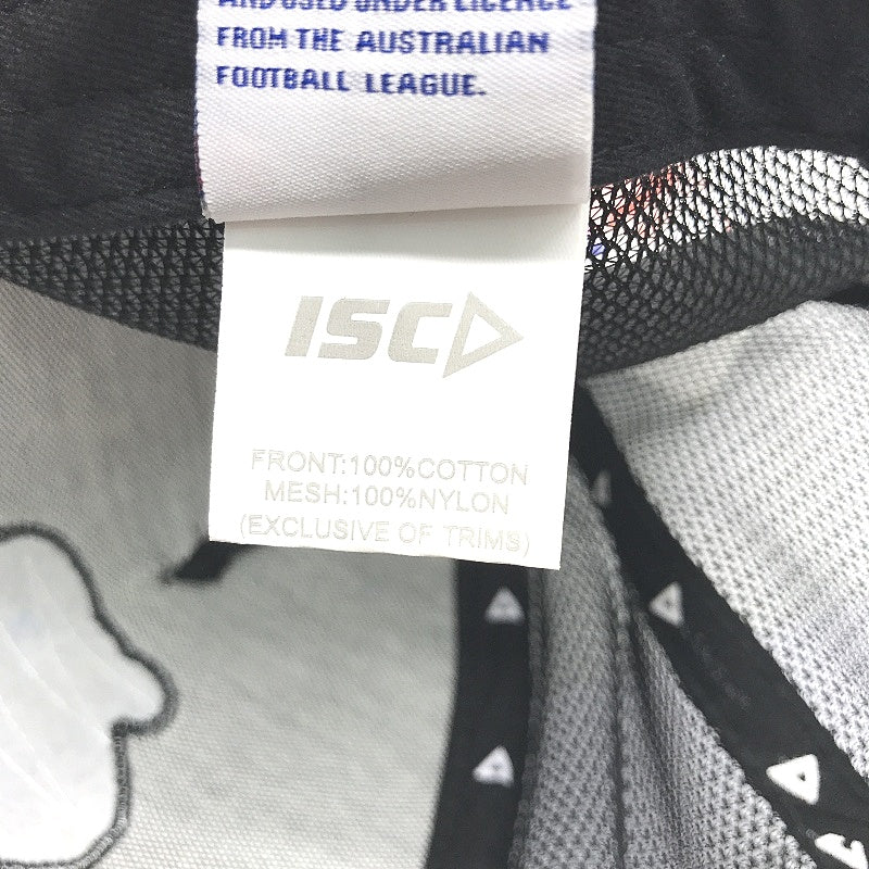 ISC AFL Collingwood FC Street Logo Black Trucker Cap Unisex One Size NEW - Image 5