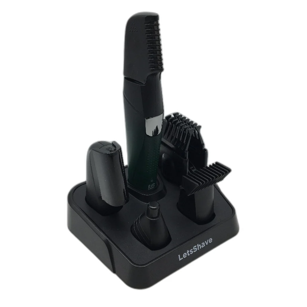 LetsShave All in One 14 pc Grooming Solution Head Face and Body Groomer DEMO