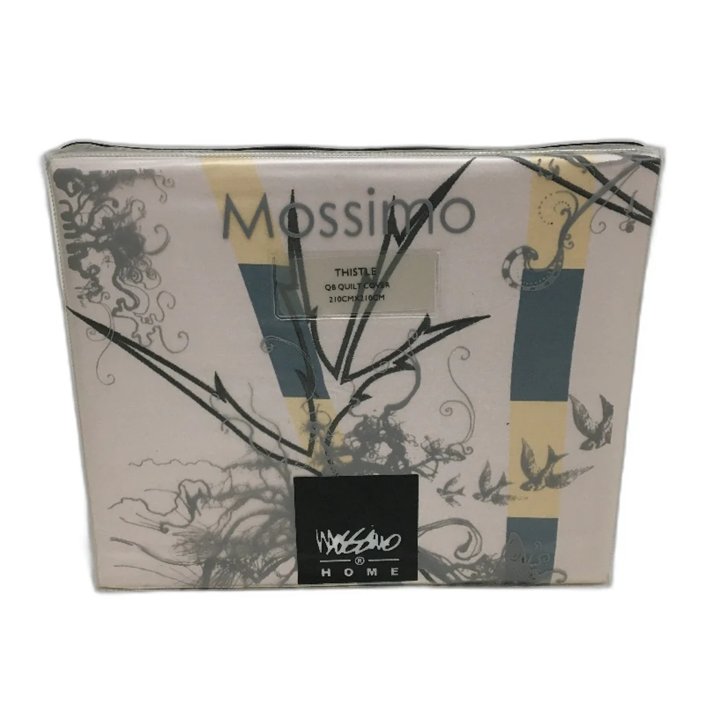 Mossimo Home Thistle 250 Thread Count Cotton Quilt Cover QUEEN NEW