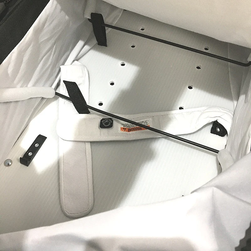 Valco Baby Q Bassinet for Rebel Q Series Pram in Midnight Black NEW - Image 5