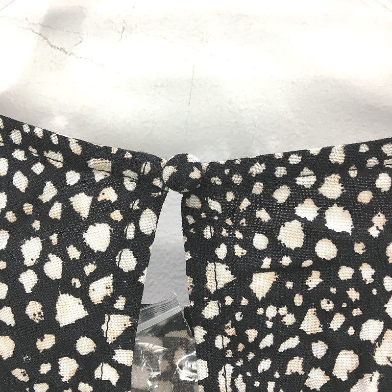 Jeanswest Black Abstract Spotted 3/4 Sleeve Blouse Top Ladies Size 10 NEW - Image 3
