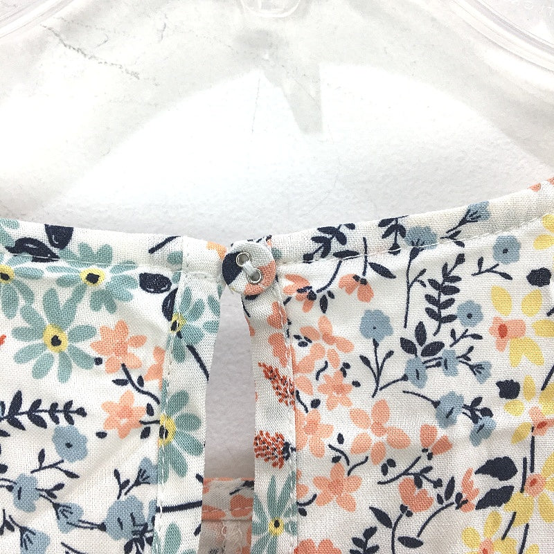Jeanswest Multicoloured Printed Floral Short Sleeve Blouse Top Ladies Sze 10 NEW - Image 3
