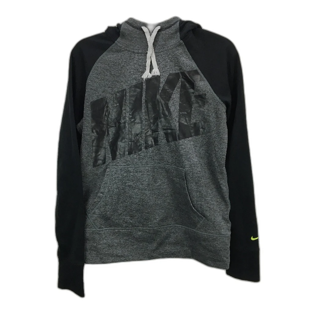 Nike Dark Grey Therma-Fit Hooded Sports Activewear Jumper Unisex Size M