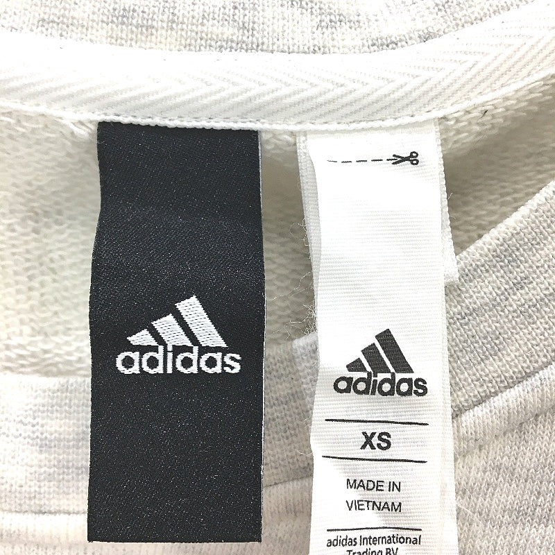 Adidas Athletics White Grey Classic Style Sweatshirt Jumper Ladies Size 8 - Image 4