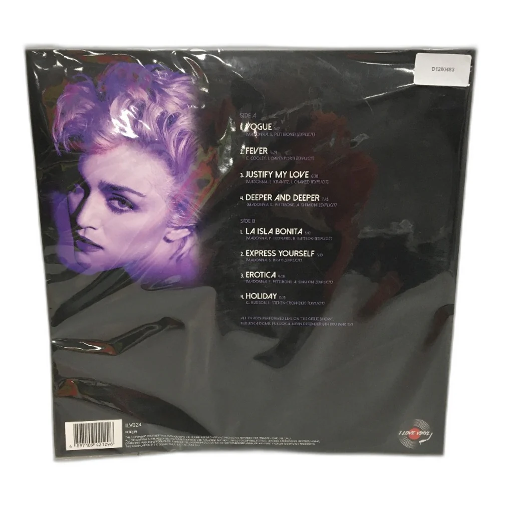2024 Madonna Greatest Hits Live Vinyl Record 12" LP Inc Vogue & Holiday NEW - Image 2