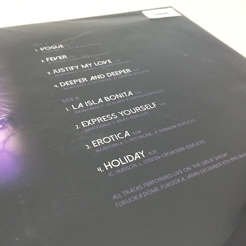 2024 Madonna Greatest Hits Live Vinyl Record 12" LP Inc Vogue & Holiday NEW - Image 5
