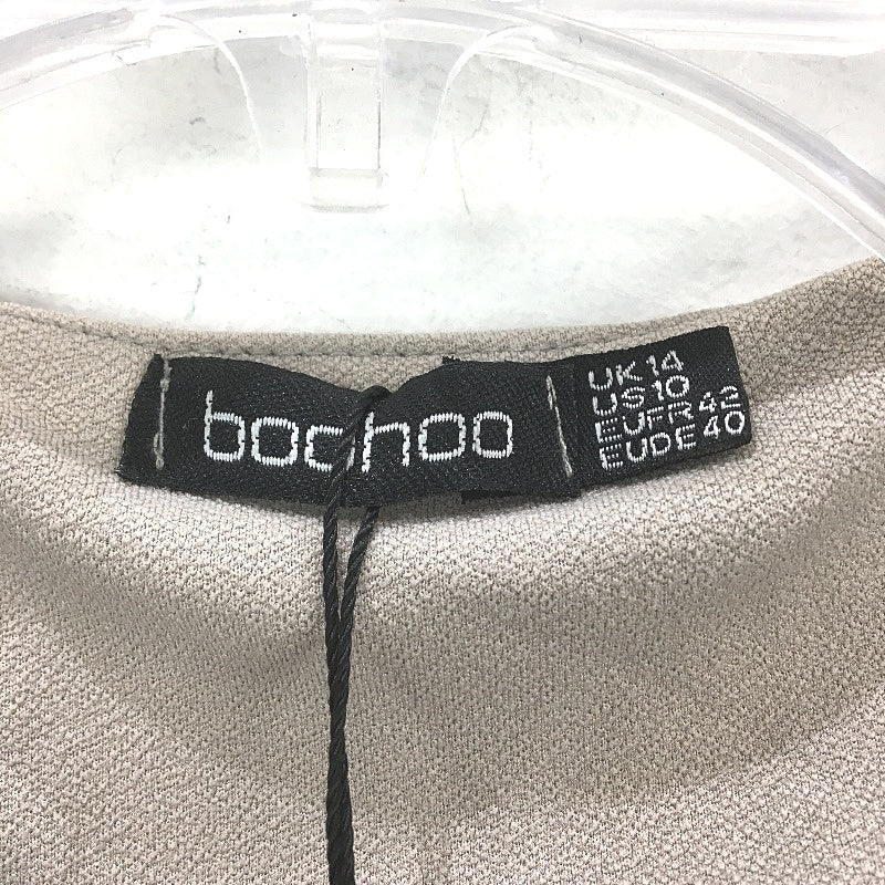 Boohoo Dove Olivia Longline Tailored Crepe Cape Jacket Ladies Size 14 NEW - Image 3