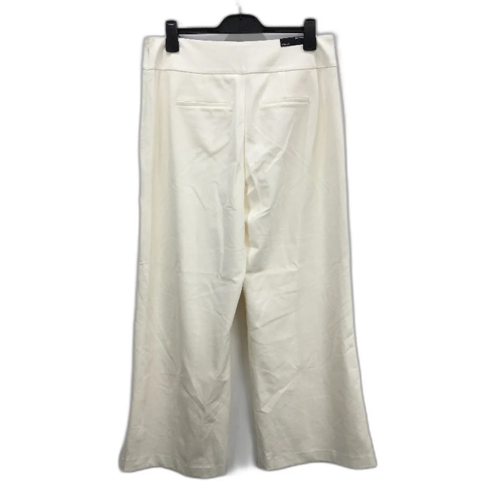Portmans Bowie Wide Leg Ivory White High Rise Ponte Pants Ladies Size 16 NEW - Image 2