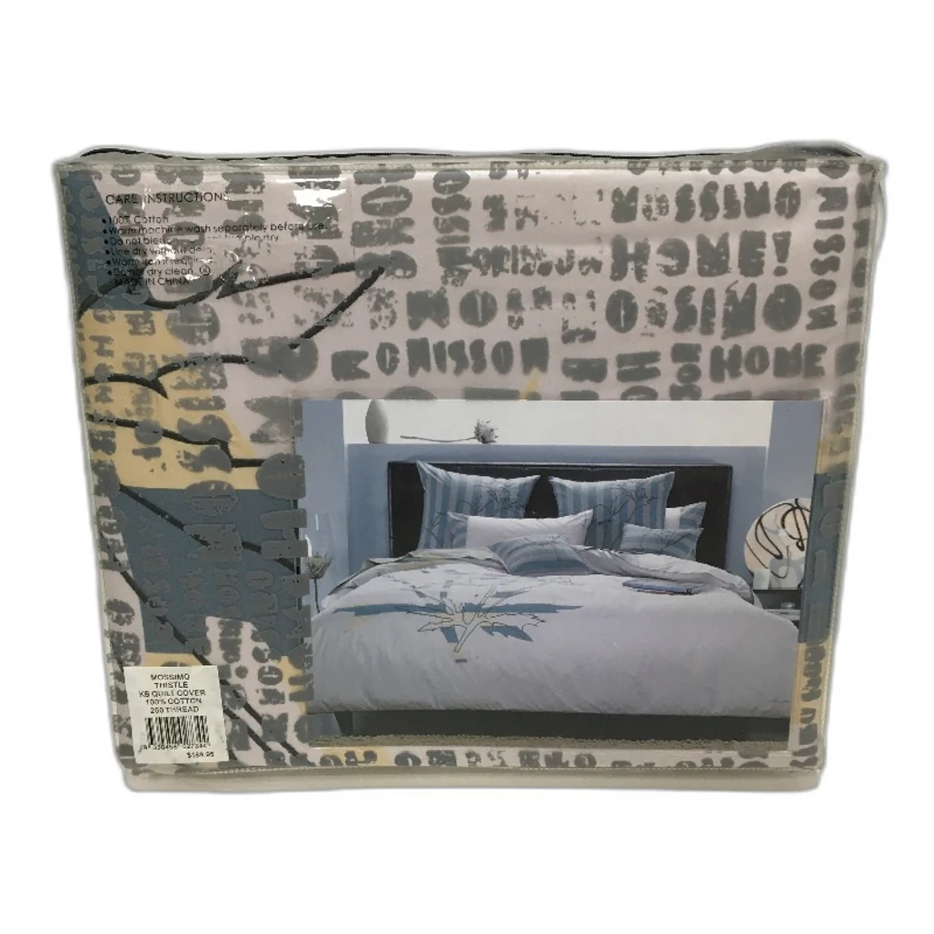Mossimo Home Thistle 250 Thread Count Cotton Quilt Cover KING NEW - Image 2