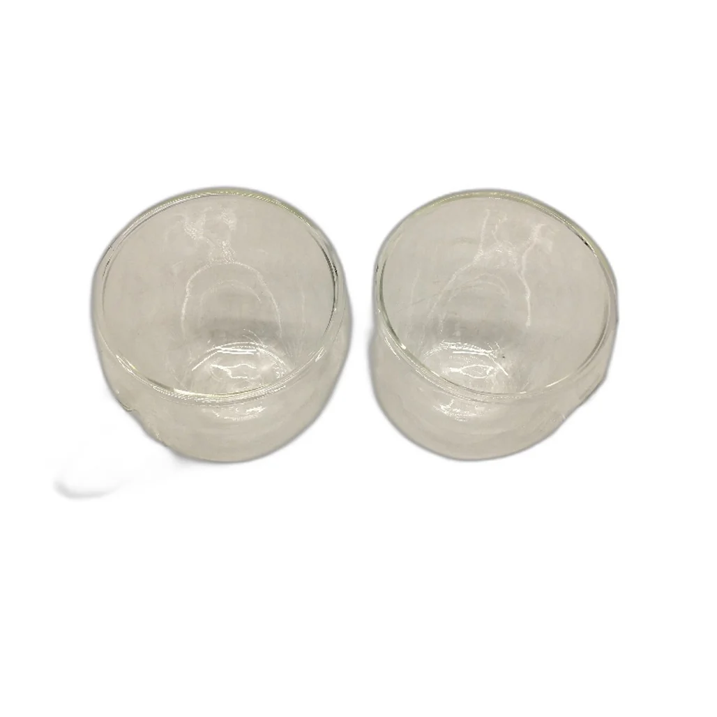 Youngever 2 Pack 5.5oz Clear Glass Insulated Coffee Cups with Handle NEW - Image 2